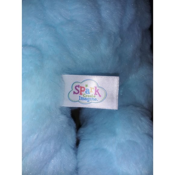 Spark Create Imagine Blue Cat Stuffed Animal Blue Kitty 14 Inch Plush - Picture 6 of 9